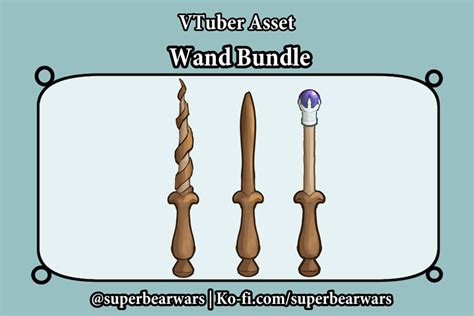 Wand Bundle - superbearwars's Ko-fi Shop - Ko-fi ️ Where creators get ...