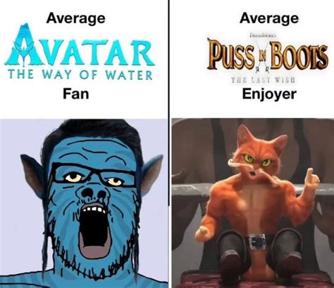 Avatar 2 and Puss in boots enjoyers - Meme by Ilewww :) Memedroid