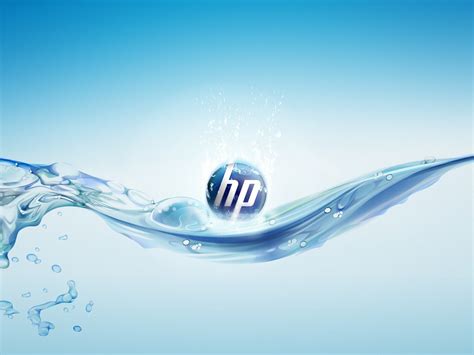 Wallpapers Box: HP Aqua Blue Splash High Definition Wallpapers