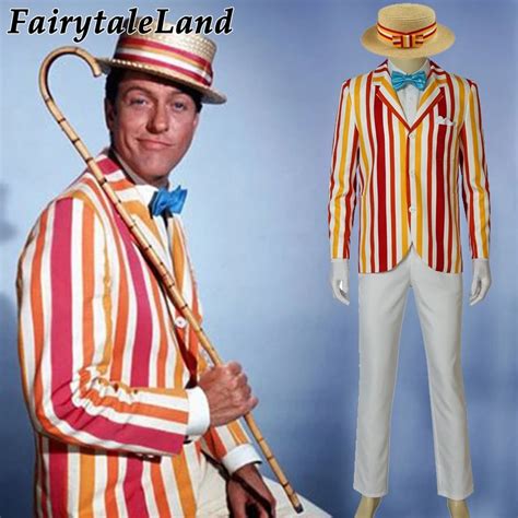 Mary Poppins Bert Cosplay Costume Halloween Costumes Unisex Fancy ...