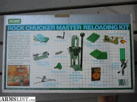 ARMSLIST - For Sale: RCBS rock chucker master reloading kit