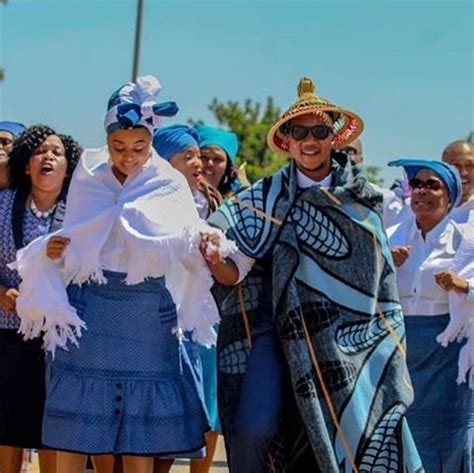 Clipkulture | Couple In Sotho Traditional Wedding Attire