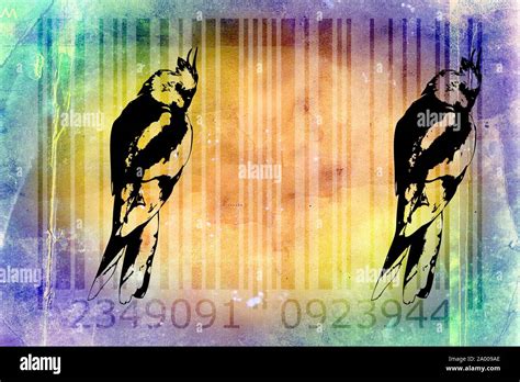 barcode design art idea Stock Photo - Alamy