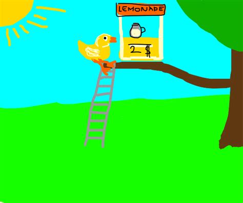 The Duck Came up to the lemonade Stand - Drawception