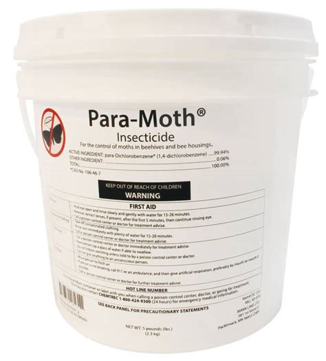 Para Moth Wax Moth Control 5 lbs — Texas Bee Supply