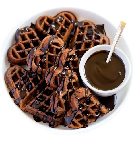 Triple Chocolate Belgian Waffles | Recipe | Chocolate chip waffles ...