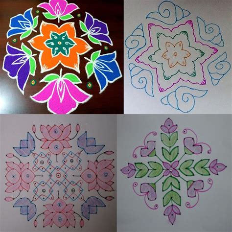 9 Special 15 Dots Rangoli Designs to Try in 2023 | Styles At Life