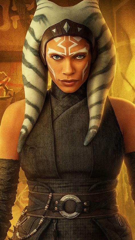 1080x1920 Resolution Ahsoka Tano Mandalorian Poster Iphone 7, 6s, 6 ...