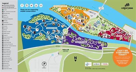 Calgary Zoo Map | Zoo map, Map, Zoo