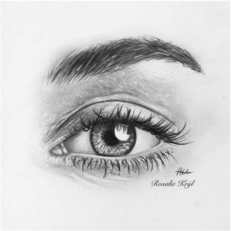 Realistic Eyes Pencil Drawing Tutorial