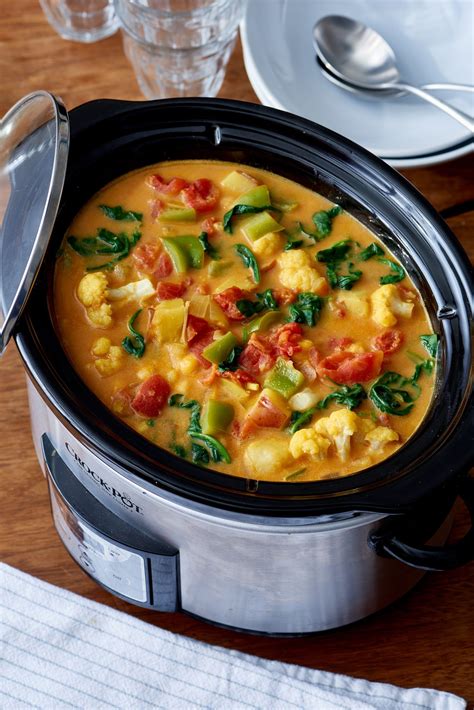 Slow Cooker Recipe: Curried Vegetable and Chickpea Stew | Recipe ...