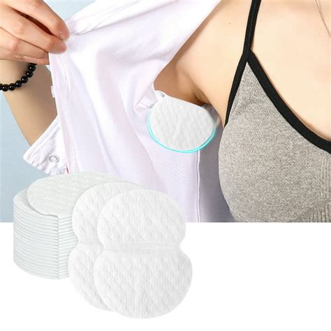 Toplive 100 Pack Absorbing Stick-on Underarm Sweat Pads for Men and ...