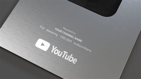 Youtube Silver Play Button 3D - TurboSquid 1963186