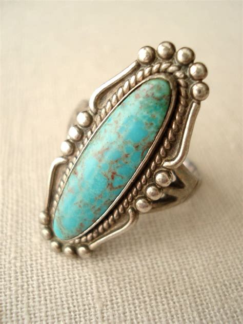 Vintage Bell Trading Post Turquoise and Sterling Silver Ring - Etsy ...