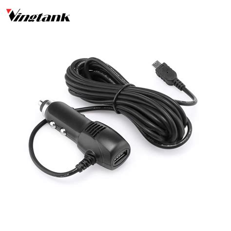 Vingtank Mini USB Car Charger Adapter with Extra USB Port 11.5Ft ...