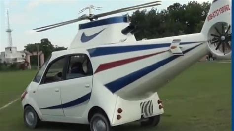 Can This Modified Tata Nano Helicopter Fly? Check Out Now! » Car Blog India