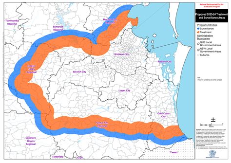 Fire Ants Australia Map - Elaine Marsiella