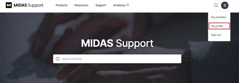 Log out of MIDAS service – MIDAS Support