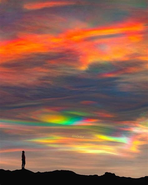 Polar Stratospheric Clouds ☁️🌈 ICELAND Experienced some of the most ...