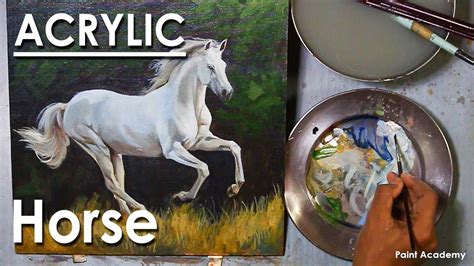 Horse Running Painting