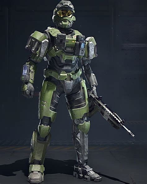 I love the utilitarian style of the Halo Reach armor. It looks so good ...