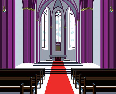 Royalty Free Church Interior Clip Art, Vector Images & Illustrations ...