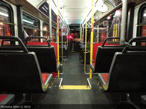 TTC New Flyer D40LF interior. | 501 Queen shuttle bus. | Flickr