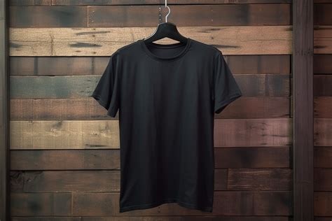 Black T-shirt Mockup Graphic by Illustrately · Creative Fabrica