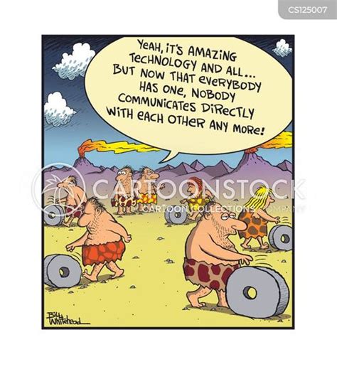 Invention Of Wheel Cartoons and Comics - funny pictures from CartoonStock