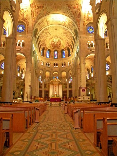 Basilica of Sainte-Anne-de-Beaupré Quebec, St. Anne is believed, by the ...