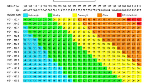 Bmi Index Male Chart - Index Choices B0D