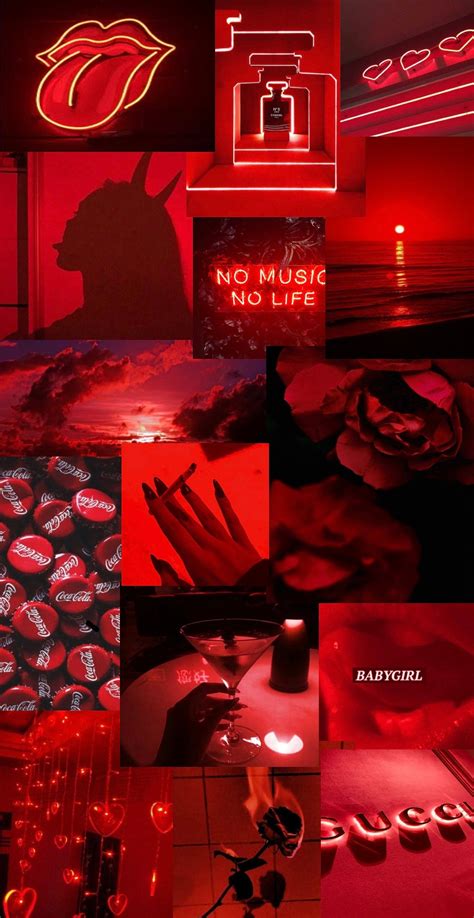 Red Aesthetic Wallpaper - Etsy