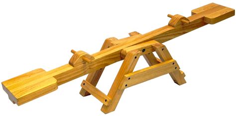 Kids Wooden Seesaw CLEARANCE STOCK Tikk Tokk TUFSTUF Childrens See Saw ...