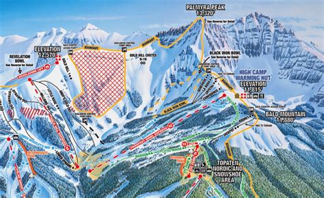 Telluride Trail Map | Colorado Ski Resort Maps