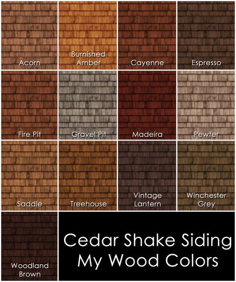 colored wood shingles - Google Search | Exterior siding colors, Cedar ...