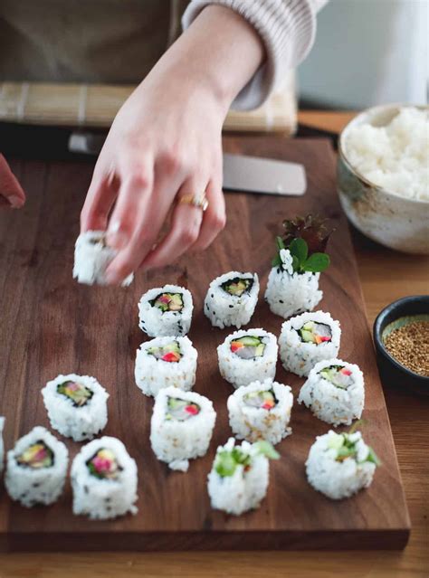 DIY Sushi at Home with a How-to Video - Snixy Kitchen