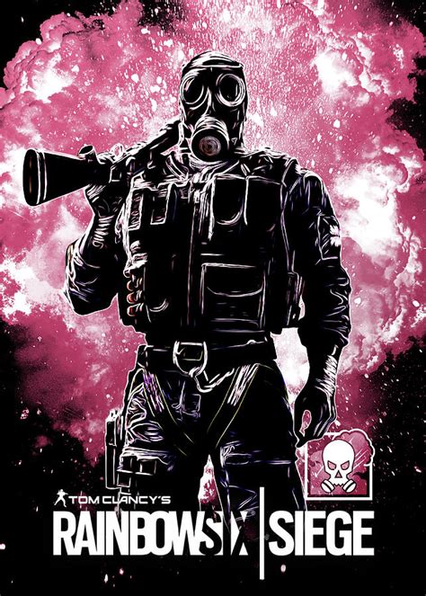 Rainbow Six Siege SMOKE Digital Art by Long Jun