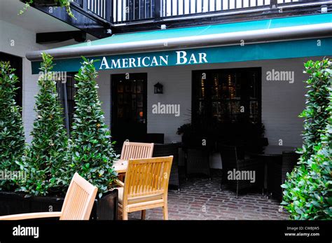 American Bar at The Stafford Hotel, London Stock Photo - Alamy