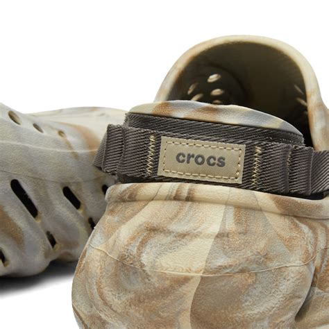 Crocs Echo Marbled Clog Bone & Multi | END. (DE)