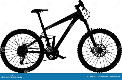 Hardtail Mountain Bike Vector Illustration | CartoonDealer.com #70440476