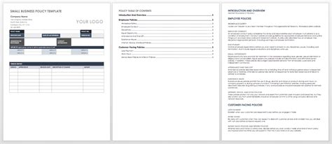 Small Business Policy And Procedures Manual Template – PARAHYENA