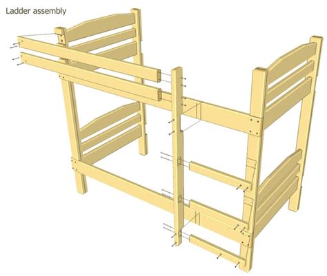 Bunk bed plans except will use 4x4 post | Florida house | Pinterest ...