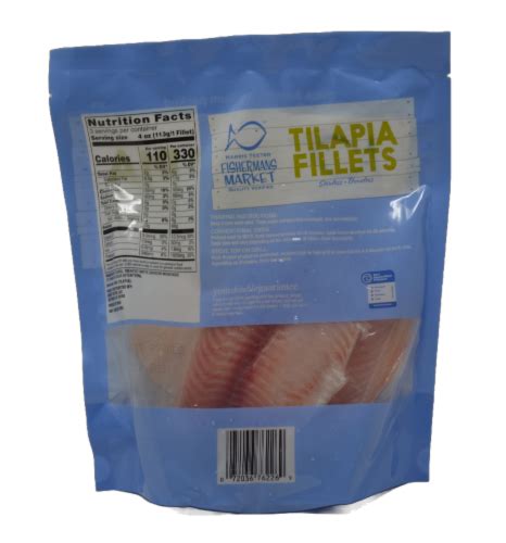 Harris Teeter Fishermans Market Skinless Boneless Tilapia Fillets, 12 ...