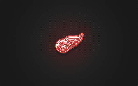 Free Wallpapers red wings logo wheel wings hockey textures minimalism red