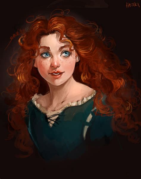 Merida Brave - Disney Princess Fan Art (31471312) - Fanpop