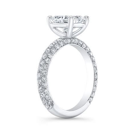 1.6ct. Marquise cut Natural Diamond Micro Pave Natural Diamond ...