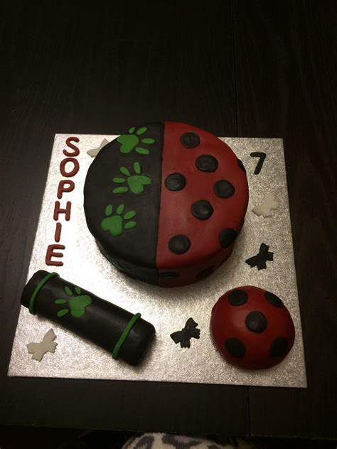 Pin on Birthday cake ideas. | Miraculous ladybug party, Ladybug cakes ...