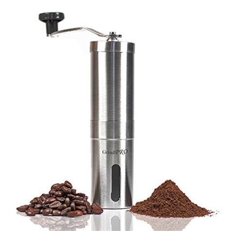 Hand Coffee Grinder- GrindPro- TOP RATED Manual Conical Burr Coffee ...