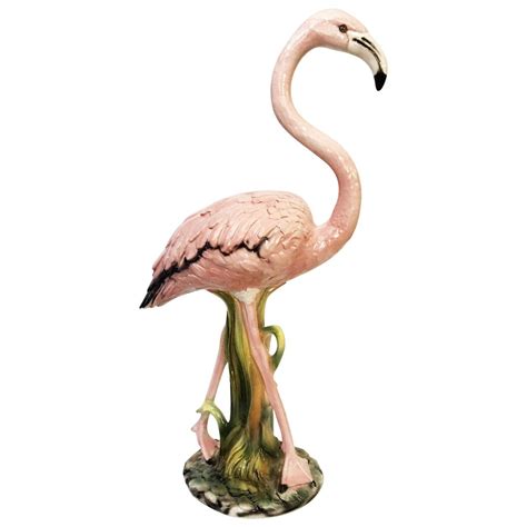 Lifesize Ceramic Flamingo Sculpture Made in Italy Animal Sculptures ...