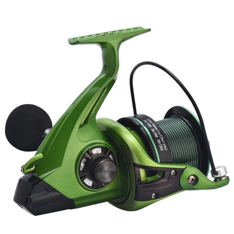 Custom Green Metal deep sea fish reels Distant Wheel long cast Raft ...